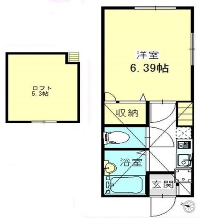 篠崎駅 徒歩1分 1階の物件間取画像